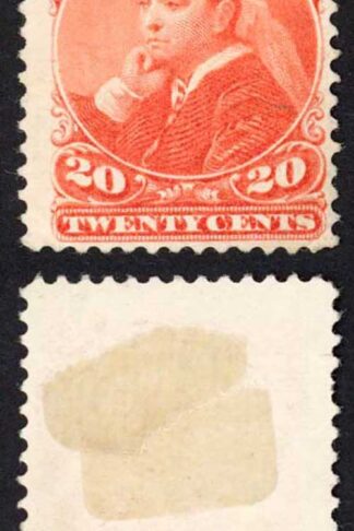 Canada SG115 1893 20c Vermilion Very light cancel Cat 75 Pounds