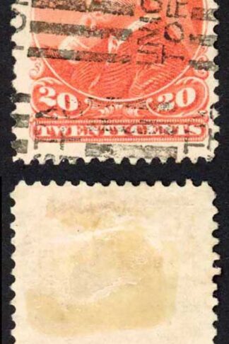 Canada SG115 1893 20c Vermilion Cat 75 Pounds