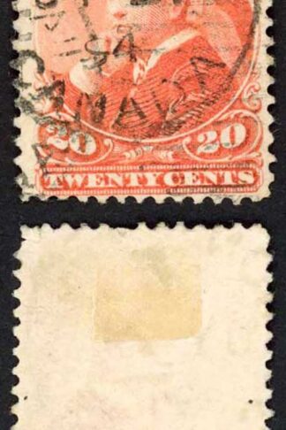 Canada SG115 1893 20c Vermilion Cat 75 Pounds