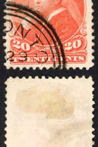 Canada SG115 1893 20c Vermilion Cat 75 Pounds