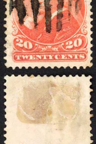 Canada SG115 1893 20c Vermilion Cat 75 Pounds