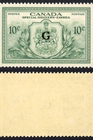 Canada SGOS21 10c Special Delivery G SUPERB U/M (MNH) Cat 23 pounds