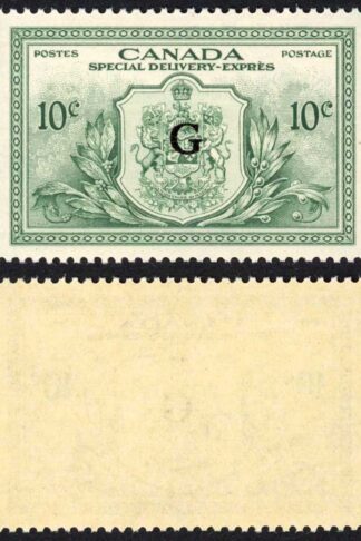 Canada SGOS21 10c Special Delivery G SUPERB U/M (MNH) Cat 23 pounds