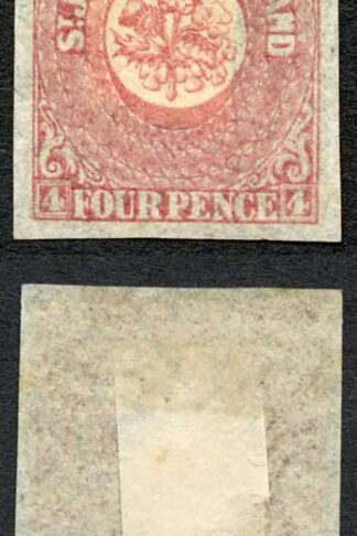 Newfoundland SG18 4d Rose-lake Fine M/M Cat 50 pounds