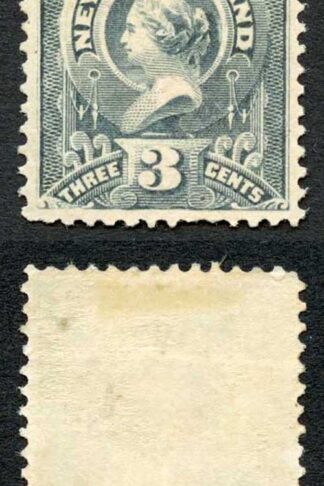 Newfoundland SG50 3c Grey M/M Cat 50 pounds