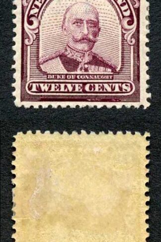Newfoundland SG126 12c MAJOR Re-entry (listed by Unitrade) Fine M/M