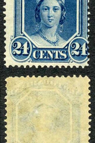 Newfoundland SG30 24c Blue Fine U/M (MNH) Cat 50++ Pounds