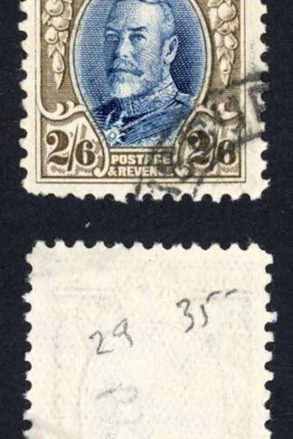 Southern Rhodesia SG26 2/6 Perf 12 Fine used Cat 40 pounds