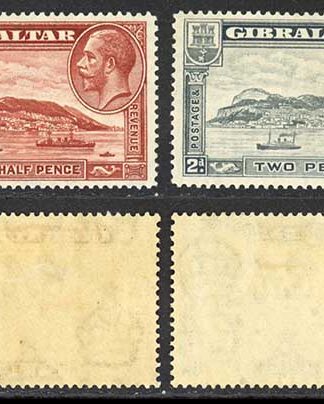 Gibraltar SG110/113 1931 set of 4 perf 14 M/M Cat 26 pounds