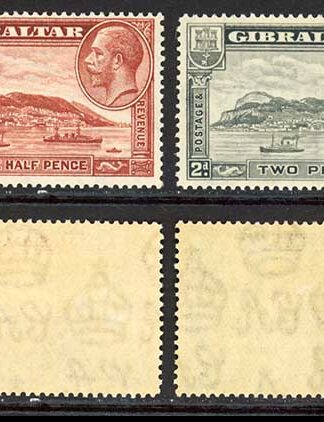 Gibraltar SG110/113 1931 set of 4 perf 14 M/M Cat 26 pounds