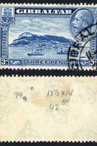 Gibraltar SG113a 3d Blue Perf 13.5 x 14 Fine used Cat 45 pounds