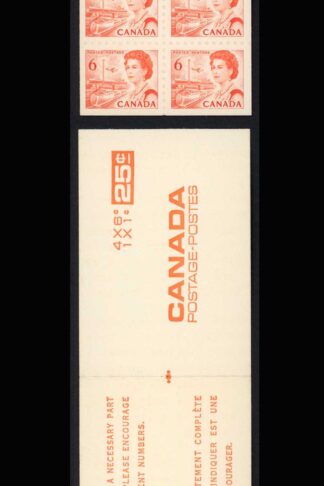 Canada Booklet Centenary booklet fluorescent ink