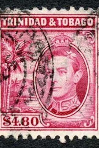 Trinidad and Tobago SG256 4.80 dollar top value Cat 55 pounds