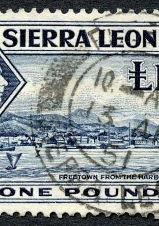 Sierra Leona SG200 One Pound Fine Used The Key Value Cat 38 pounds