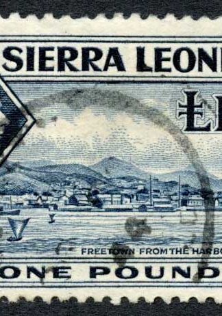 Sierra Leona SG200 One Pound Fine Used The Key Value Cat 38 pounds