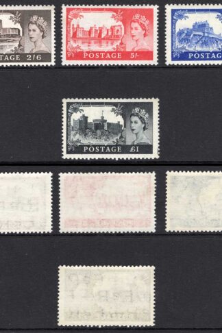 SG536/539 Waterlow high values Set of 4 Fine U/M