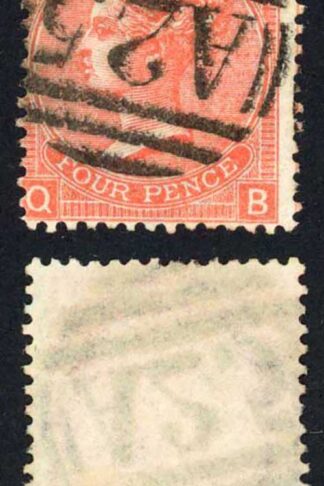 Malta GB SG94 Plate 12 used in Malta Superb Cancel GB Cat 75 pounds