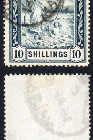 Malta SG35 10/- wmk Crown CC  Cat 85 pounds