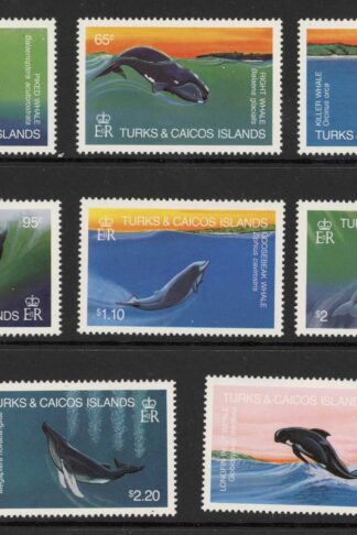 Turks and Caicos SG745/52 Set of 8 U/M Cat 26 pounds