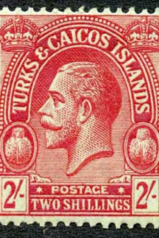 Turks and Caicos SG174 2/- Wmk Mult Crown CA M/M Cat 25 pounds