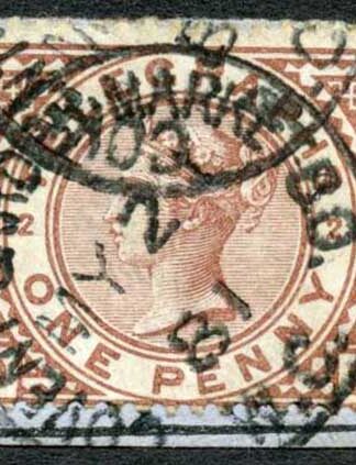 Telegraph SGT2 1d Red-brown Plate 2 CDS of piece Cat 28 pounds