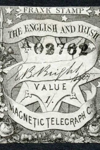 Private Telegraph Barefoot 1 FRANK STAMP 1/-