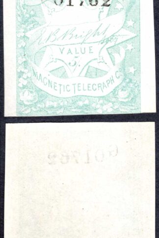 Private Telegraph Barefoot 5 FRANK STAMP 5/-