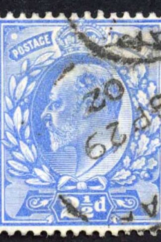 SG230 2 1/2d Ultramarine DLR Cat 15 pounds