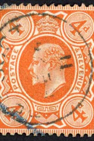 SG278 4d Orange Harrison Perf 14 Fine used cat 55 pounds