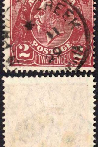 Australia 1926-30 SG 89 2d red-brown small Mult wmk P 14 VFU cat 48 pounds