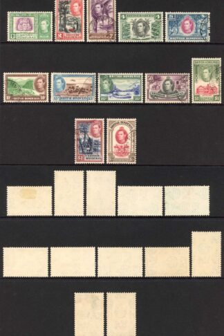 British Honduras SG150/61 KGVI Set fine used Cat 120 pounds