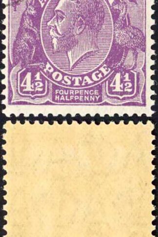 Australia 1930 SG 120a 4 1/2d redrawn die without surcharge VFU cat 45 pounds