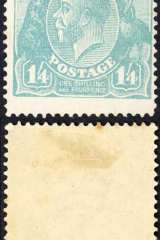 Australia 1918-23 SG 66 1s4d pale blue 2nd wmk mint cat 100 pounds