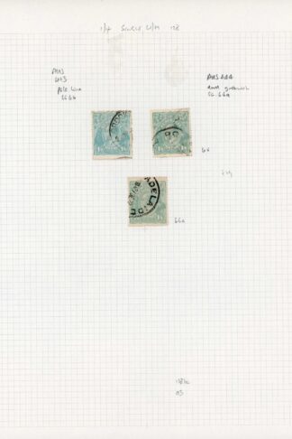 Australia 1918-23 SG 66 1s4d shades 2nd wmk used group cat 99 pounds