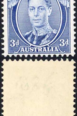 Australia 1937-49 SG 168b 3d blue die Ia P13 5x14 UM cat 180 pounds