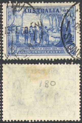 Australia 1937 SG 193/5 Foundation of NSW set of 3 fine used cat 15 pounds
