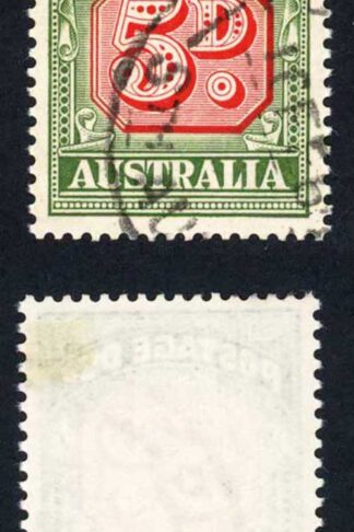 Australia P Due 1958-60 SG D136a 5d die II no wmk VFU cat 75 pounds