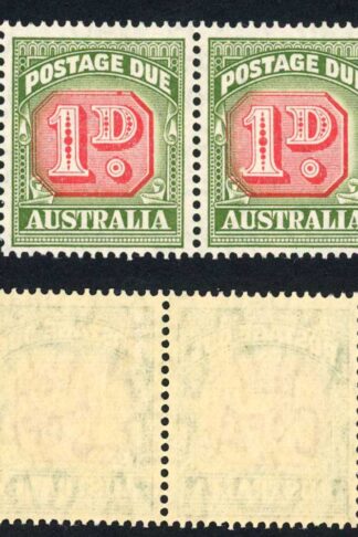 Australia P Due 1946-57 SG D120 1d WHITE FLAW at base of 1 VFM