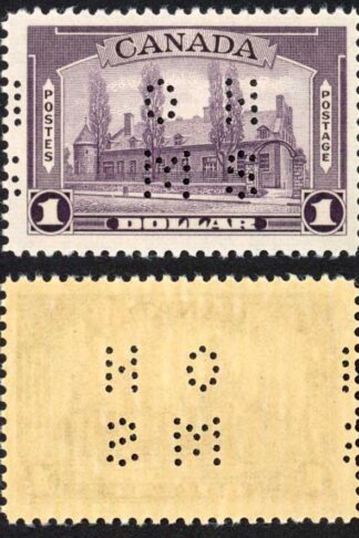 Canada SGO107 One Dollar U/M Perforated OHMS