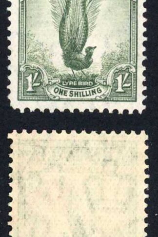 Australia SG174 1/- perf 13.5 x 14 U/M Cat 50 pounds