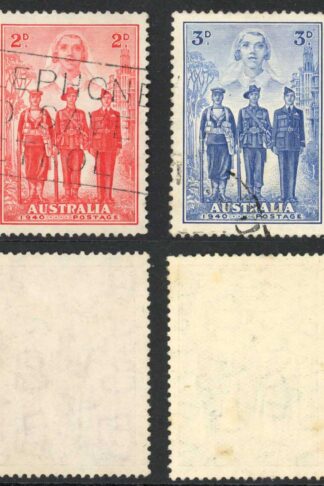 Australia SG223/4f Arms set (inc no wmk) Cat 24 pounds