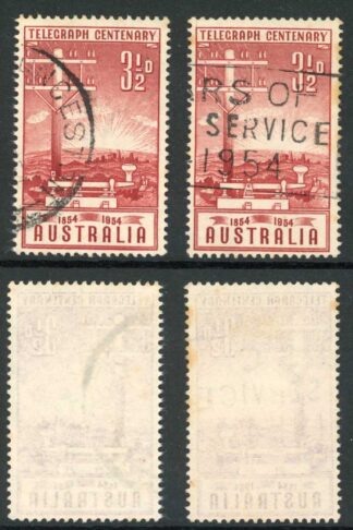 Australia SG275 shading missing right of key BW311f (tone spots)
