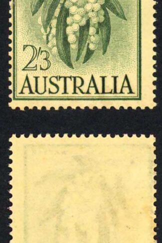 Australia BW268fb 2/6 line through T 2nd Re-touch U/M cat NZ Dollars 150