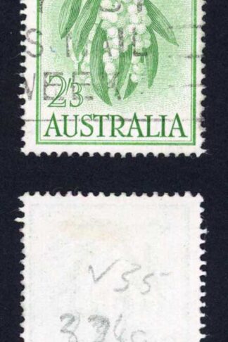Australia BW268fb 2/6 line through T 2nd Re-touch Used cat NZ Dollars 75
