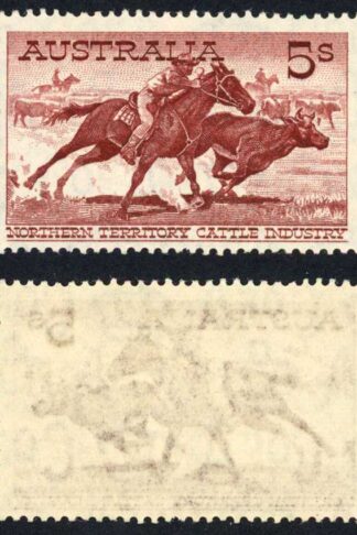 Australia SG327 5/- red-brown U/M Cat 16 pounds