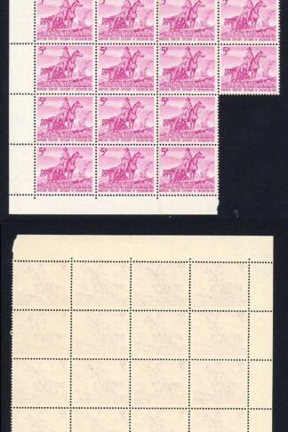 Australia Mixture of die 1 and 2 (4th row die 2) U/M