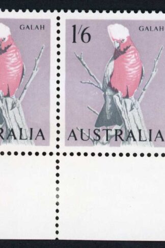 Australia BW416e 1/6 Bird Retouch under A Mint no gum