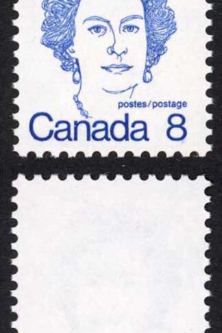 Canada Unitrade 593T2 8c No Tag error (low fl) MNH Unitrade price 50