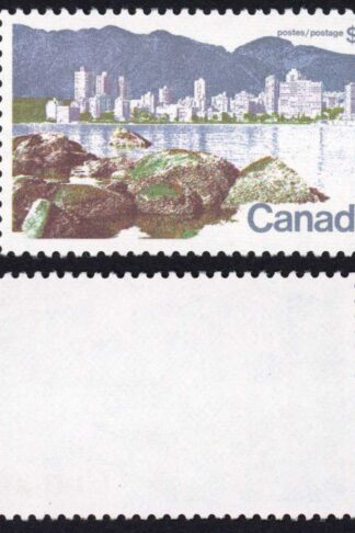 Canada Unitrade 600i 1 dollar Perf 13.3 Ribbed Paper MNH Unitrade price 10