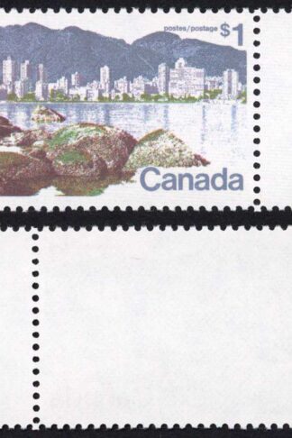 Canada Unitrade 600i 1 dollar Perf 13.3 Ribbed Paper MNH Unitrade price 10